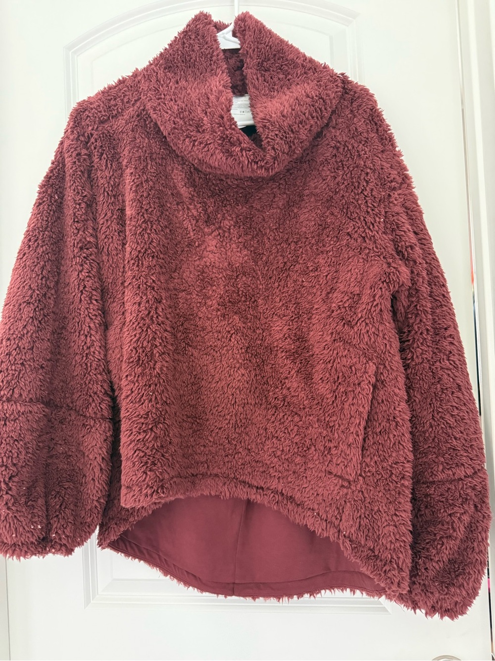 lululemon athletica Plush Cowl Neck Sweater in Dusty Rose